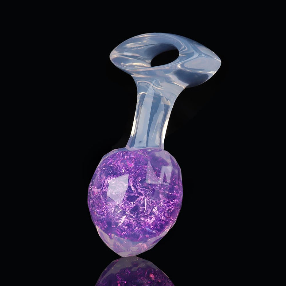 ETHER-DIAMOND: Luxury Crystal Core Plug Butt Plug | 9-Color Jewel Tone Collection Specimen