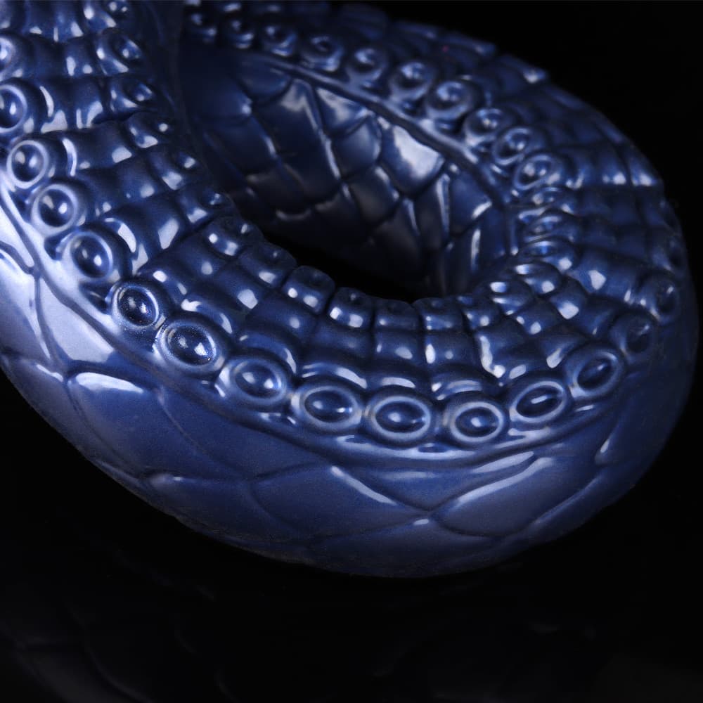 Eel Blue Oversized Tentacle Anal Plug