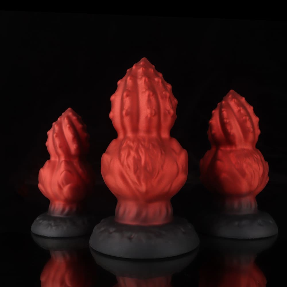 Gourd Red Black Butter Plug