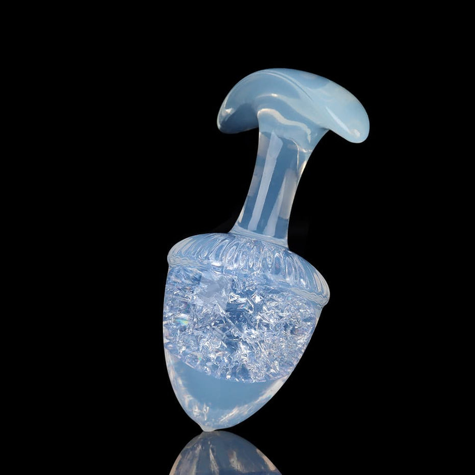 CRYSTAL-CHESTNUT: Sparkling Crystal Core Plug Butt Plug | 3 Sizes & 9 Colors Set Specimen