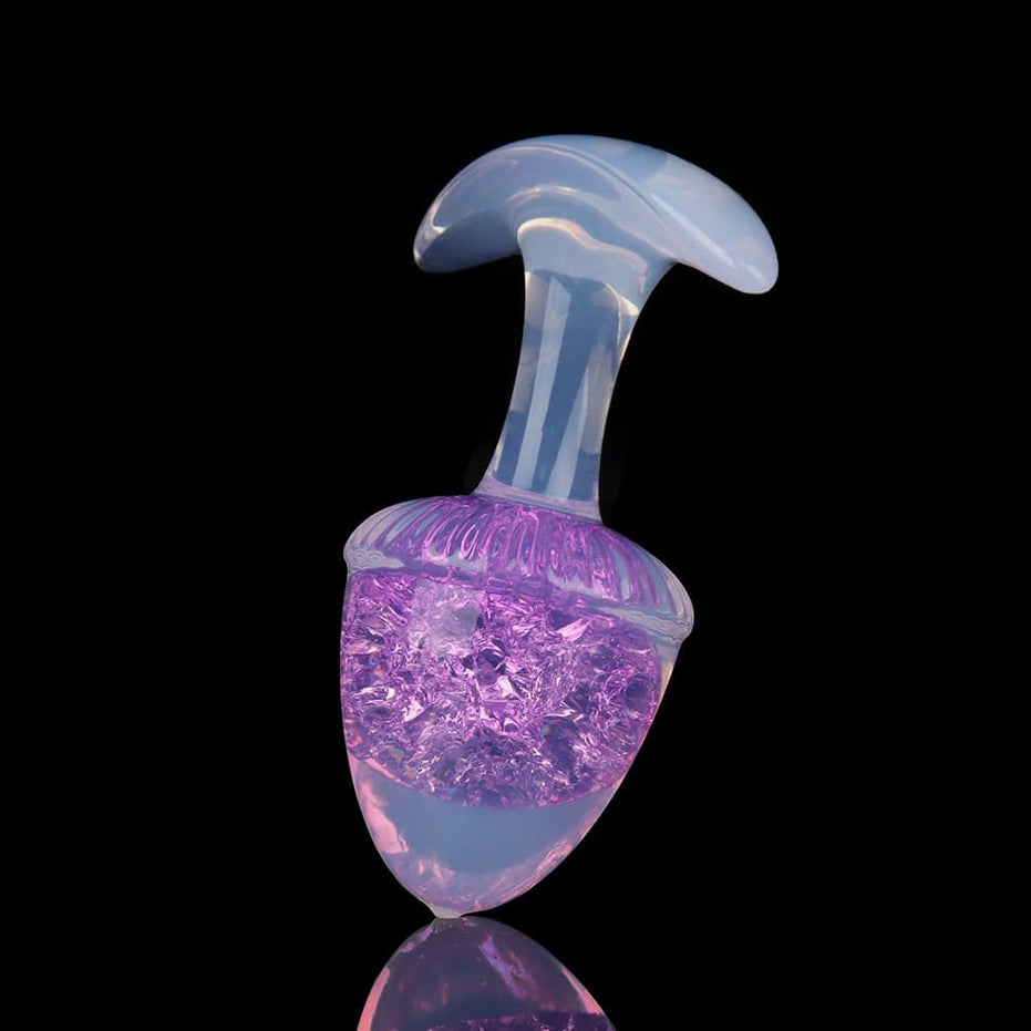 CRYSTAL-CHESTNUT: Sparkling Crystal Core Plug Butt Plug | 3 Sizes & 9 Colors Set Specimen