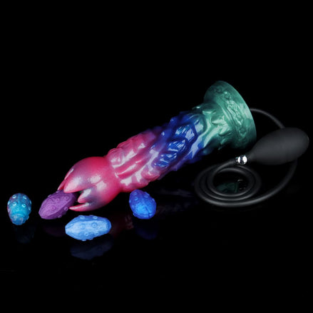 Edwiin Inflatable Ovipositor Dildo（4 Eggs）