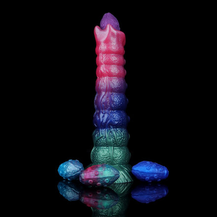 ADAIR Inflatable Ovipositor Dildo （4 Eggs）