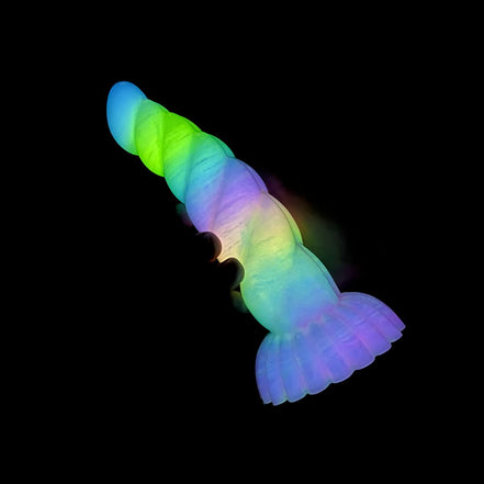 Twisted Luminous Electric Dildo
