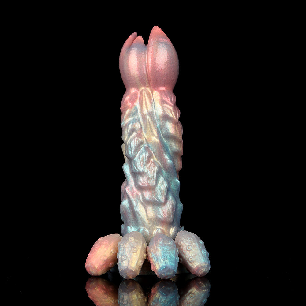 Edwiin Colorful Inflatable Ovipositor Dildo（4 Eggs）