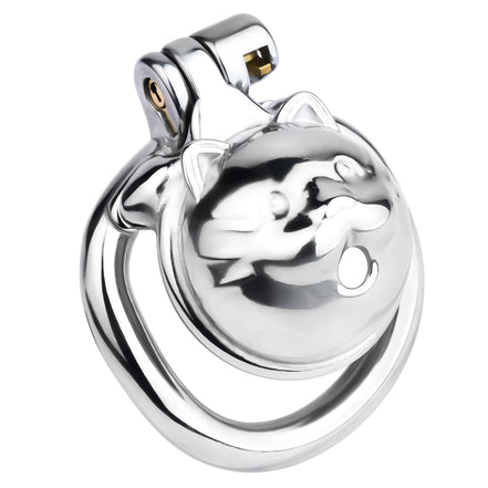 FRRK-245 Lucky Cat Metal Chastity Cage