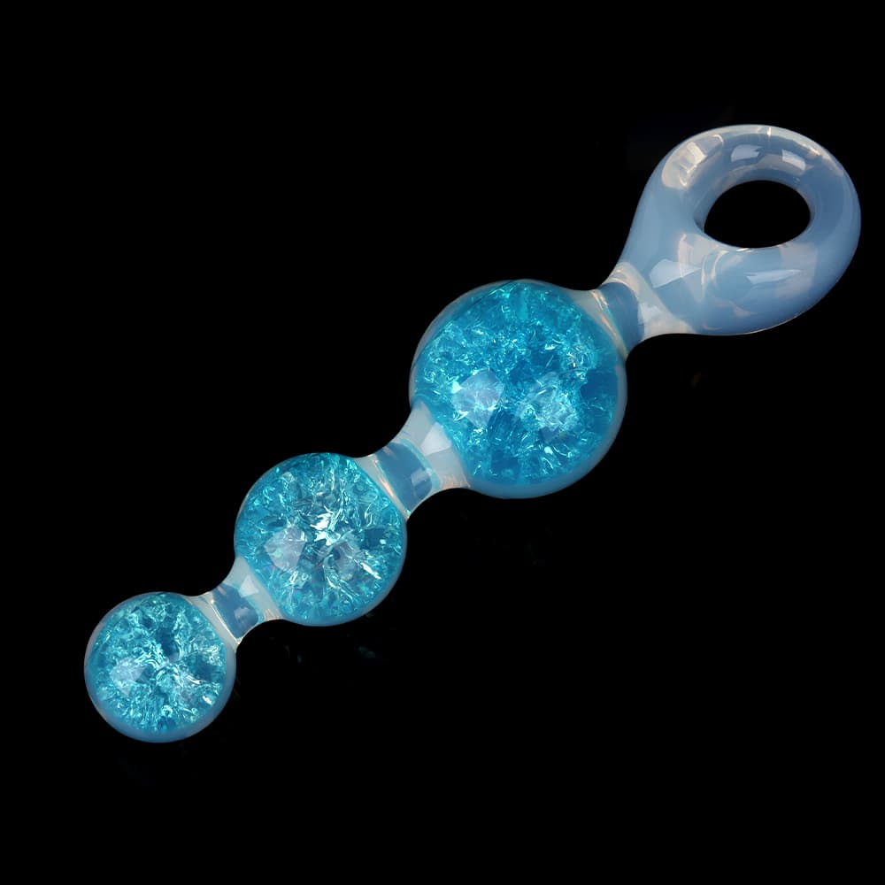 Crystal Butter Plug - 3 balls (2.5cm, 4cm, 5cm)