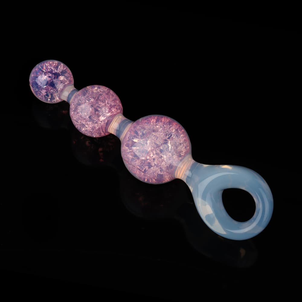 Crystal Butter Plug - 3 balls (2.5cm, 4cm, 5cm)