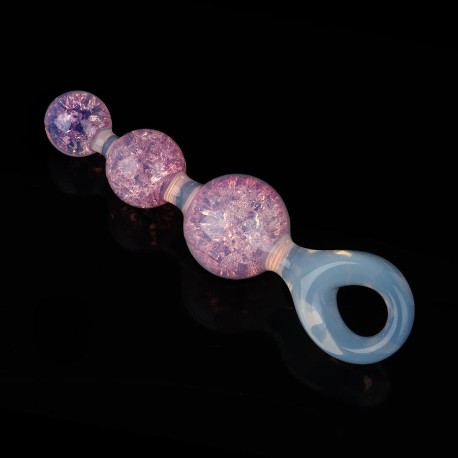 Crystal Butter Plug - 3 balls (2.5cm, 4cm, 5cm)