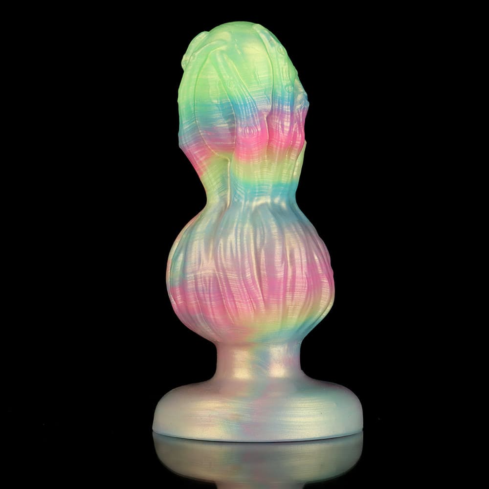 Talon Skull Gradient Pink Green Butter Plug