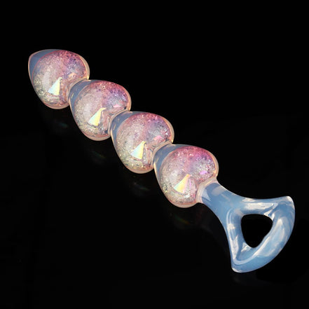 Four Hearts Crystal Butter Plug-3Colors