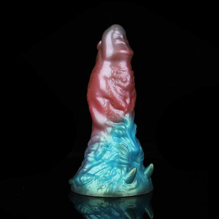 Leo Red Yellow Green Electric Vibrating Dildo