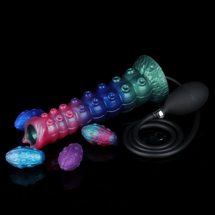 ADAIR Inflatable Ovipositor Dildo （4 Eggs）