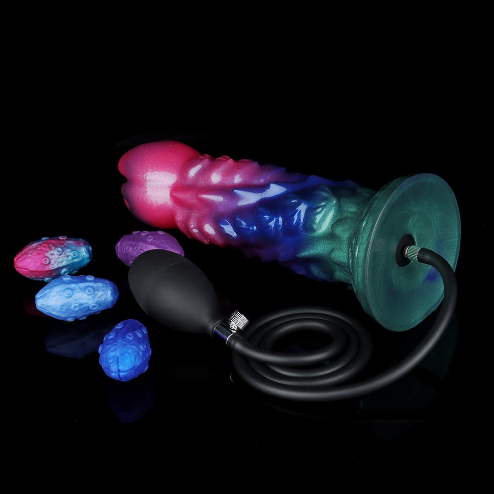Edwiin Inflatable Ovipositor Dildo（4 Eggs）