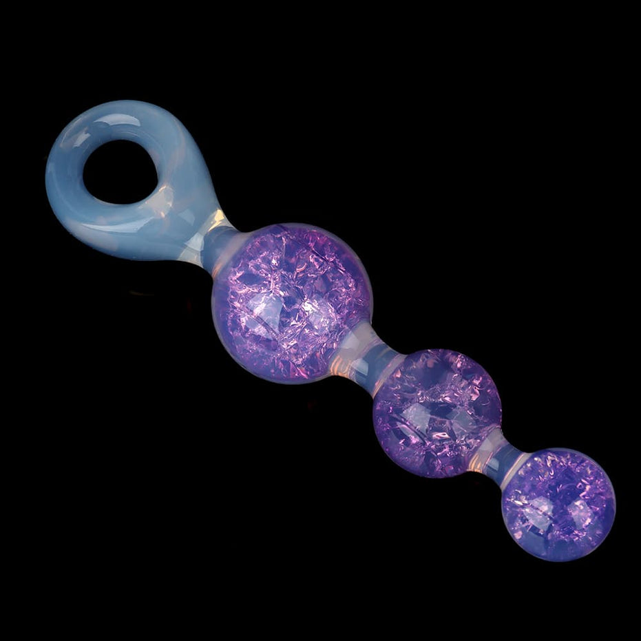 Crystal Butter Plug - 3 balls (2.5cm, 4cm, 5cm)