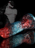 Dragon Kiss Gradient Red Blue Fantasy Dildo