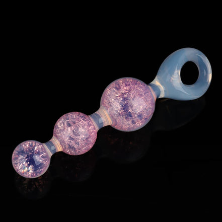 Crystal Butter Plug - 3 balls (2.5cm, 4cm, 5cm)