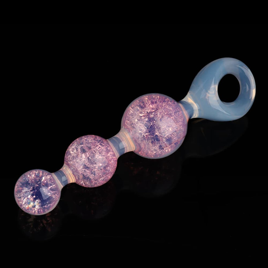 Crystal Butter Plug - 3 balls (2.5cm, 4cm, 5cm)