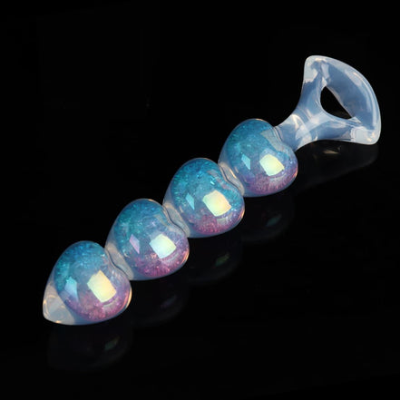 Four Hearts Crystal Butter Plug-3Colors