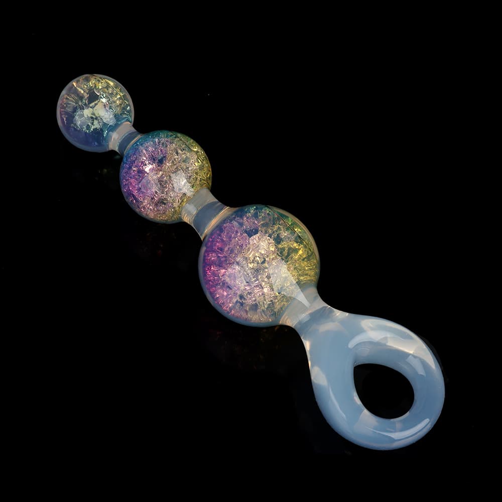 Crystal Butter Plug - 3 balls (2.5cm, 4cm, 5cm)