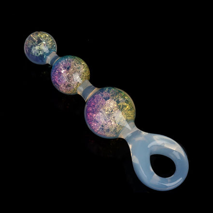 Crystal Butter Plug - 3 balls (2.5cm, 4cm, 5cm)