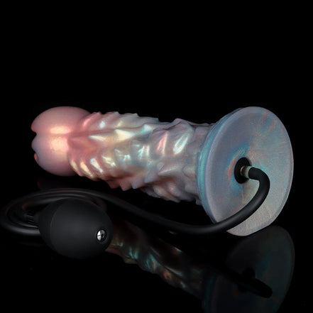 Edwiin Colorful Inflatable Ovipositor Dildo（4 Eggs）