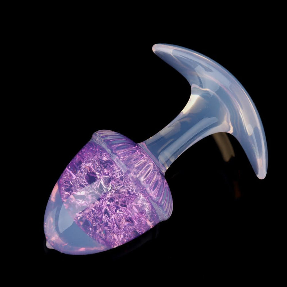 CRYSTAL-CHESTNUT: Sparkling Crystal Core Plug Butt Plug | 3 Sizes & 9 Colors Set Specimen