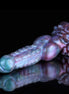 Dog Gradient Blue Purple Fantasy Dildo
