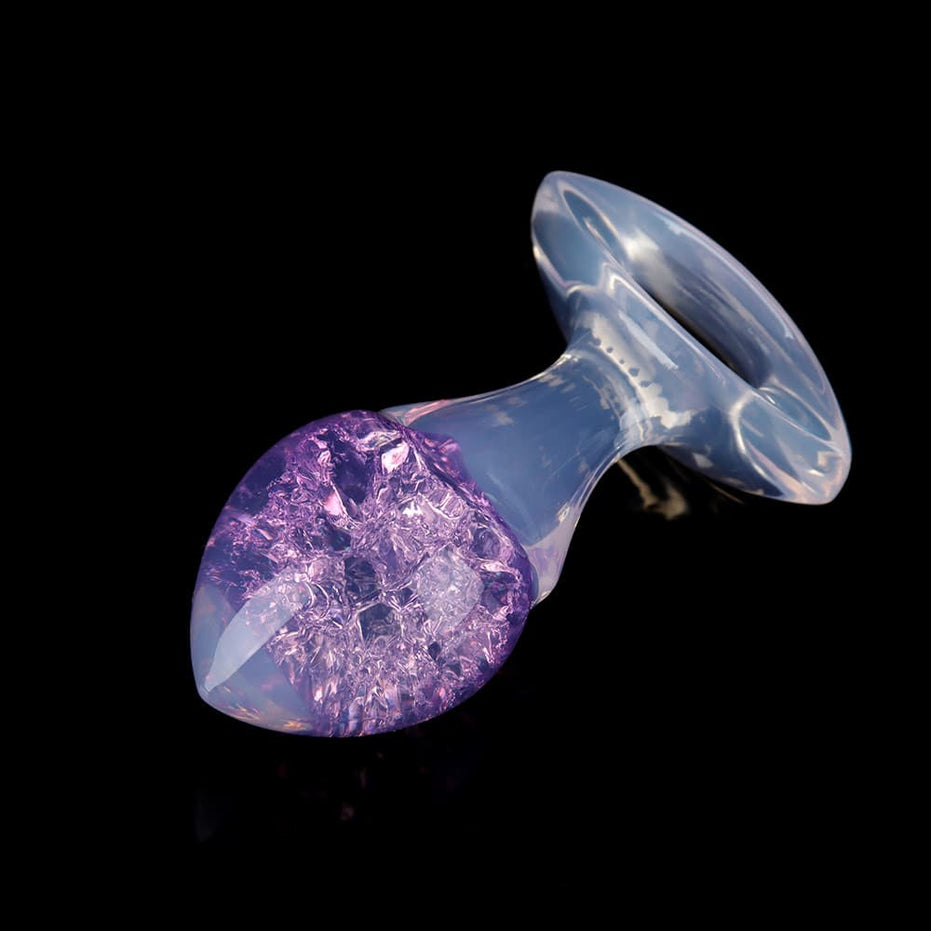 VORTEX-GEM: Crystal Drill Core Plug Butt Plug | 9-Color Sparkling Spiral Collection Specimen