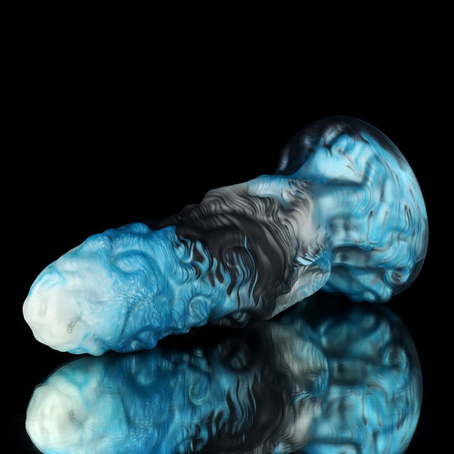 Aries Blue Black Zodiac Dildo