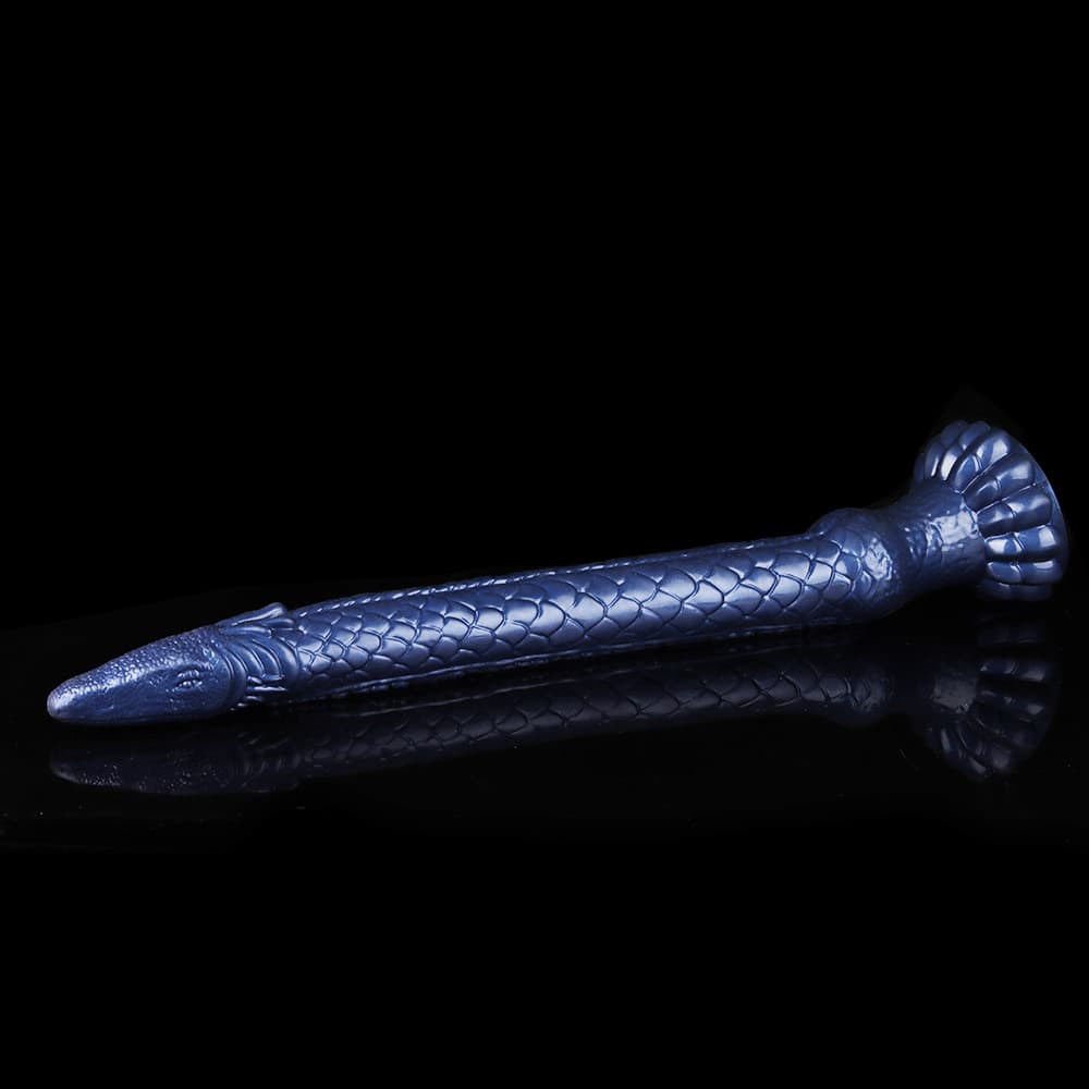 Eel Blue Oversized Tentacle Anal Plug