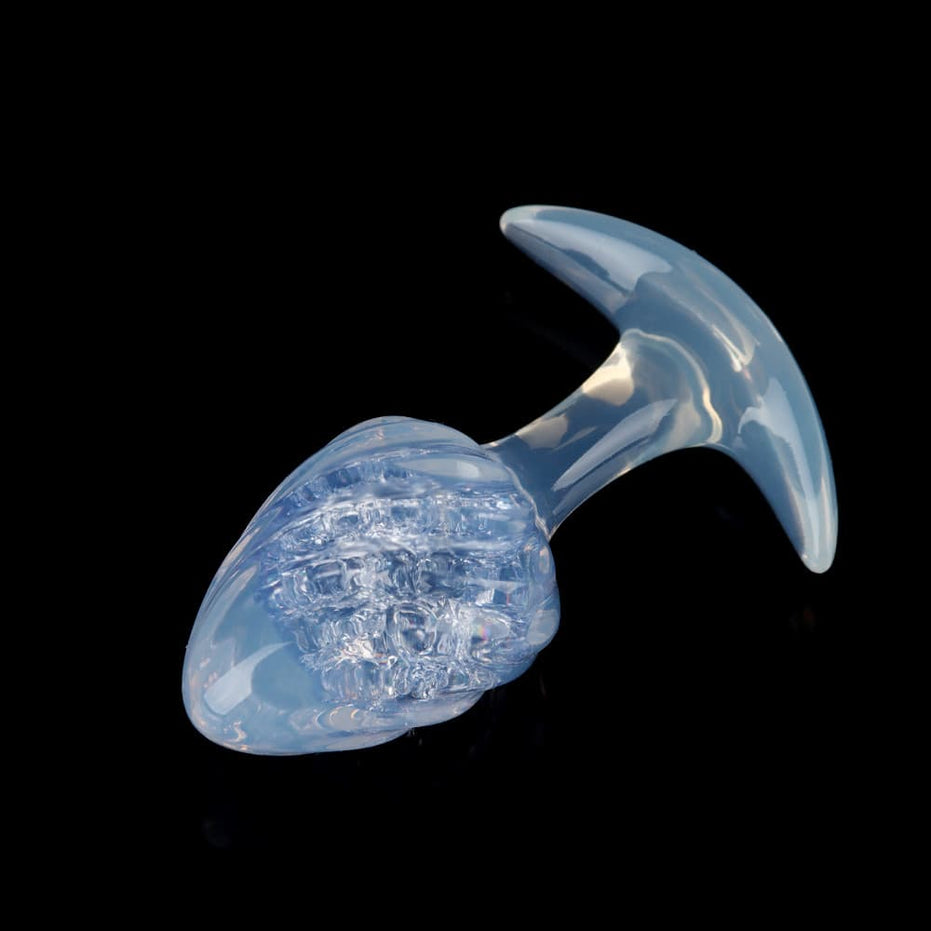 GLACIER-SCOOP: Ice Cream Crystal Core Plug Butt Plug | 9-Color Glitter Collection Specimen