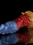 Leo Gradient Red Purple Gold Fantasy Dildo