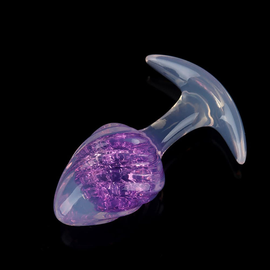 GLACIER-SCOOP: Ice Cream Crystal Core Plug Butt Plug | 9-Color Glitter Collection Specimen
