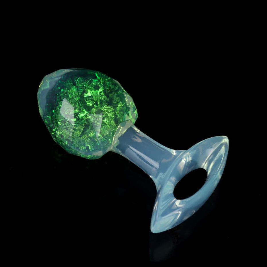ETHER-DIAMOND: Luxury Crystal Core Plug Butt Plug | 9-Color Jewel Tone Collection Specimen