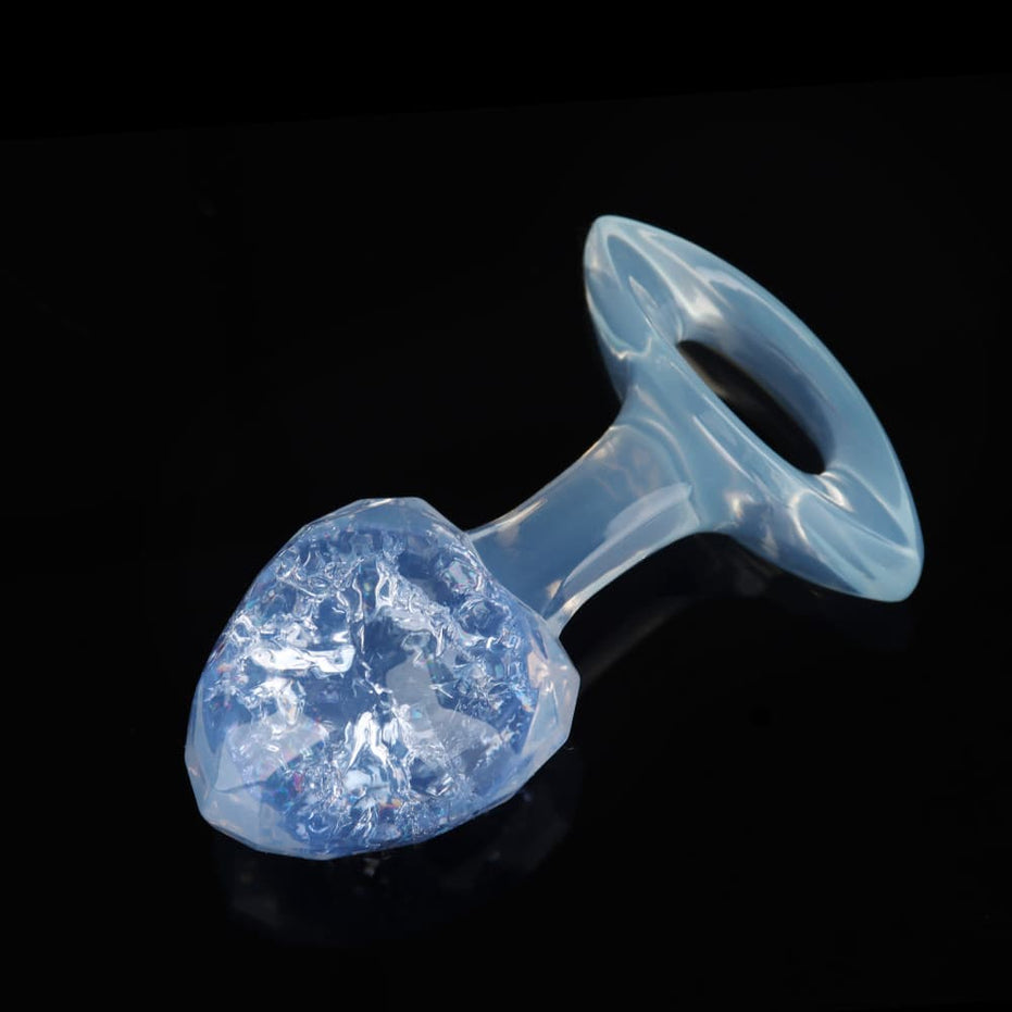 ETHER-DIAMOND: Luxury Crystal Core Plug Butt Plug | 9-Color Jewel Tone Collection Specimen
