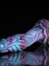 Alien Gradient Blue Purple Fantasy Dildo