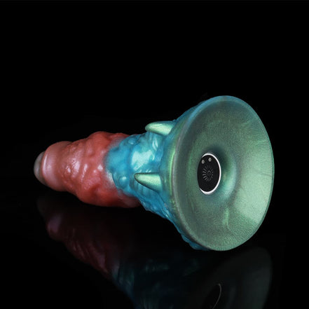 Leo Red Yellow Green Electric Vibrating Dildo