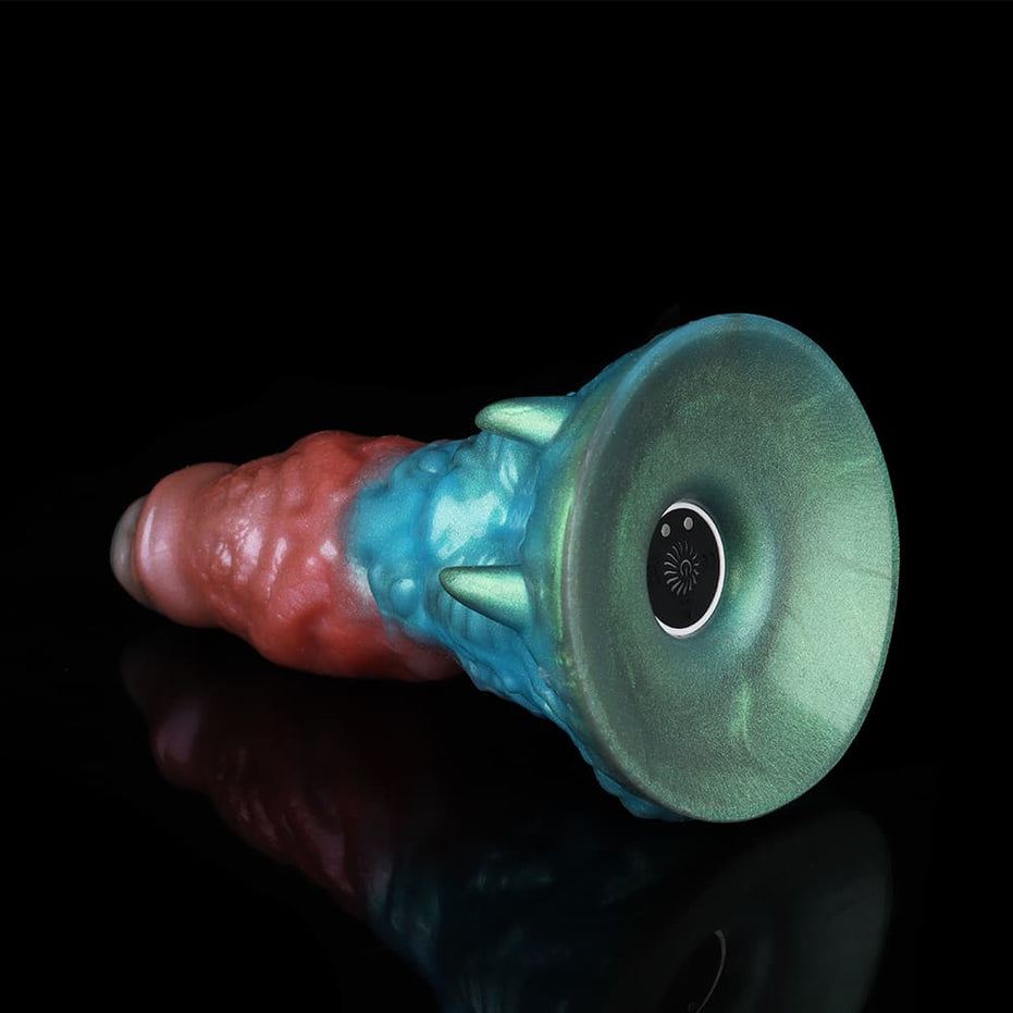 Leo Red Yellow Green Electric Vibrating Dildo