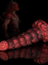 Sphinx Crimson Fantasy Dildo-Knot Dildo