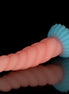 Twisted Pink Blue Dildo