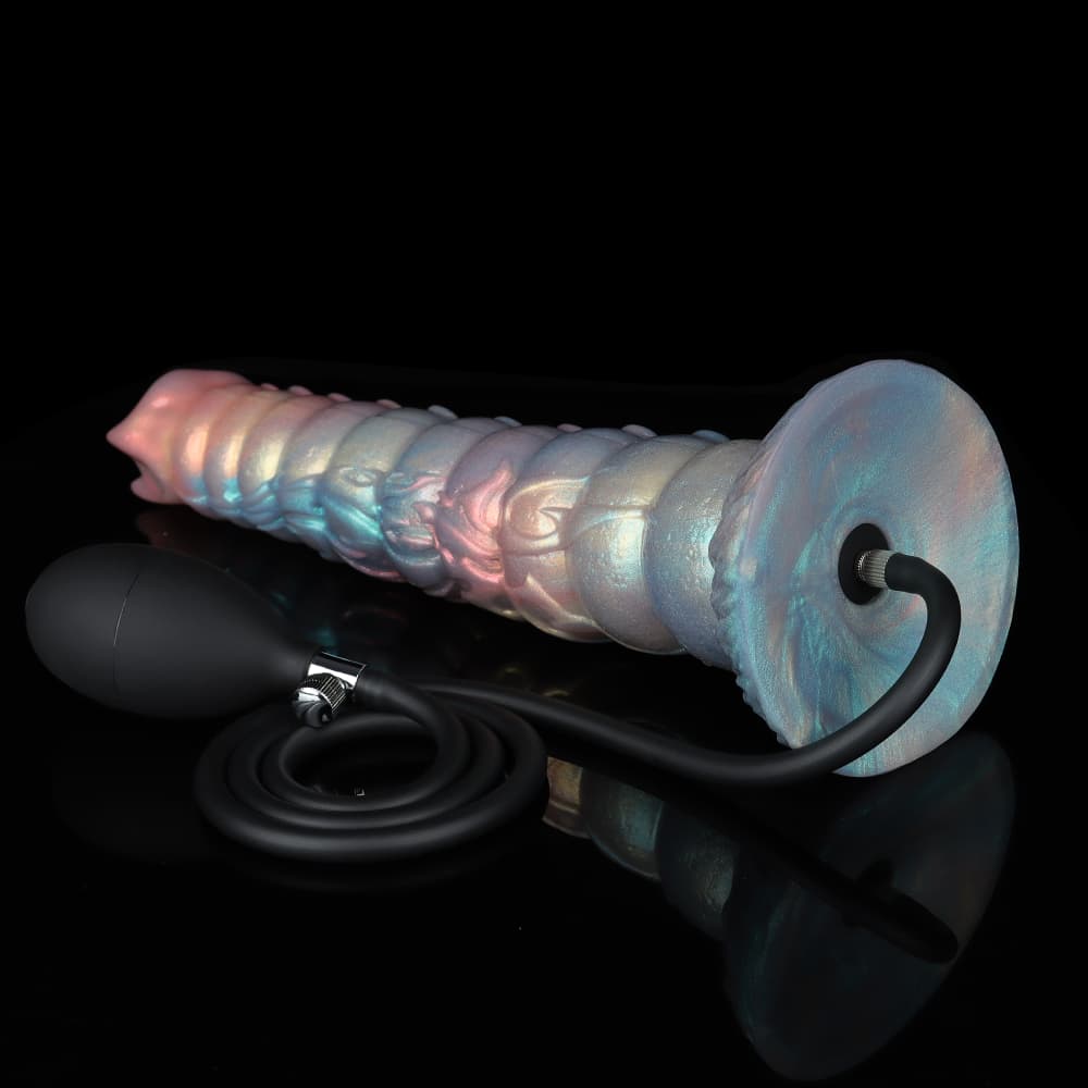 Darren Colorful Inflatable Ovipositor Dildo（5 Eggs）