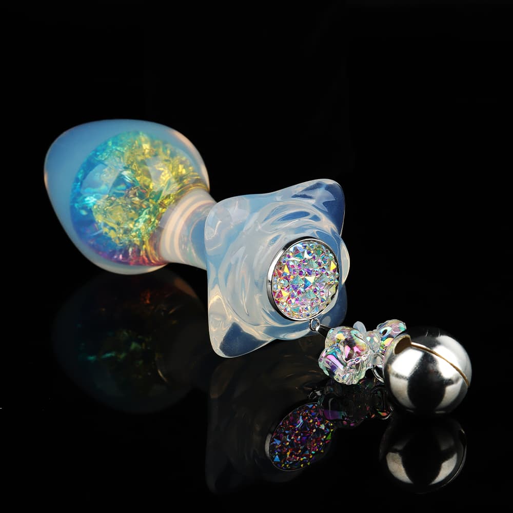Wry Neck Crystal Butt Plugs (Optional Accessories）