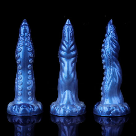 Small Octopus Blue Tentacle Dildo