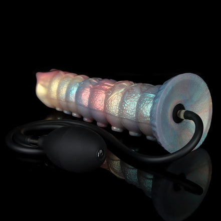 ADAIR  Colorful Inflatable Ovipositor Dildo （4 Eggs）