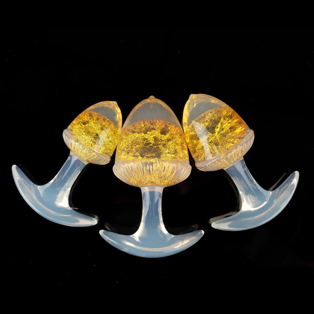 Chestnut Crystal Butter Plugs - 9 Colors