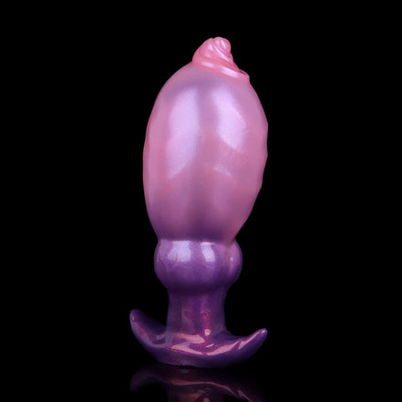 Boat Anchor Powder Purple Inflatable Dildo（From 6.5 cm）