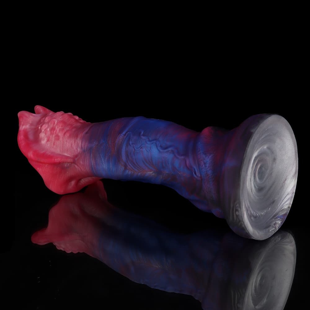 Cannibal Flower Gradient Red Blue Purple Dildo