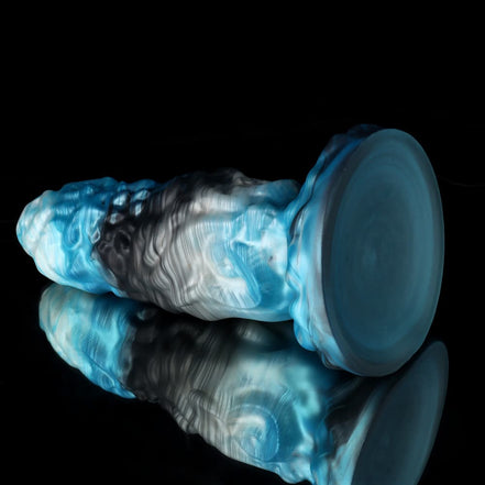 Aries Blue Black Zodiac Dildo