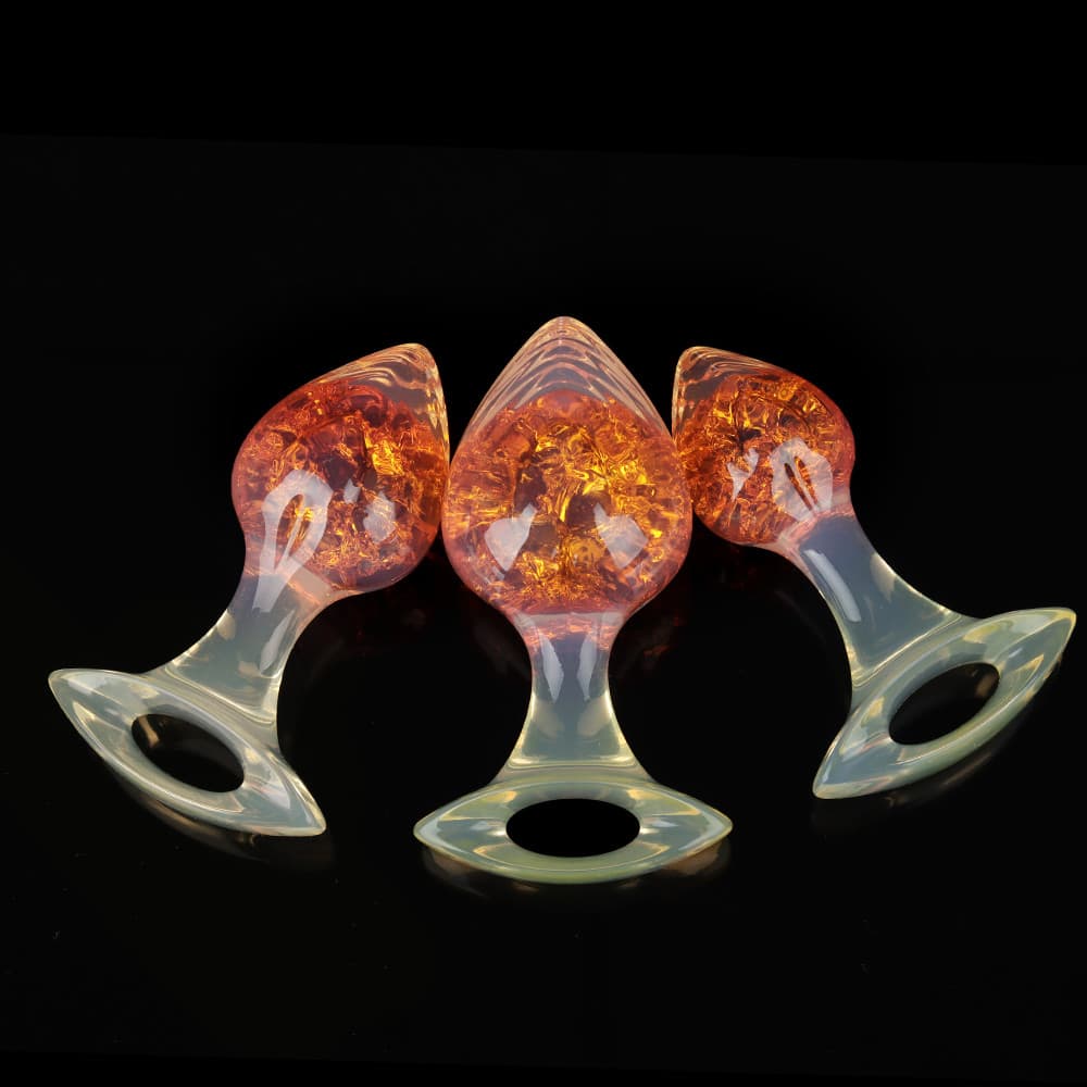 Heart Crystal Butter Plugs